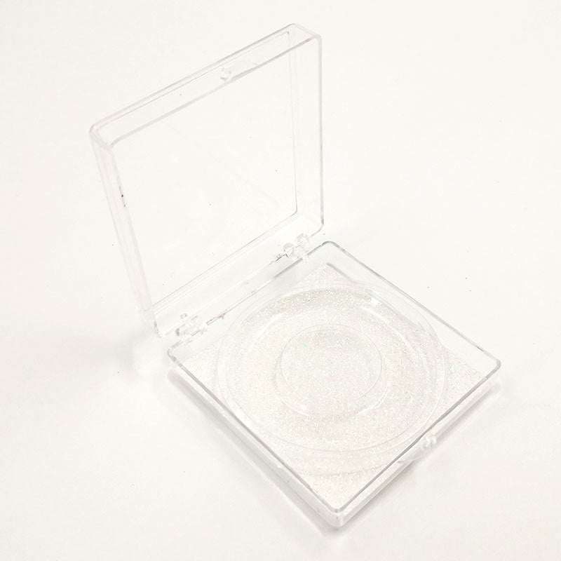 Clear Square Eyelash Box: False Eyelash Box, Square Plastic Packaging.