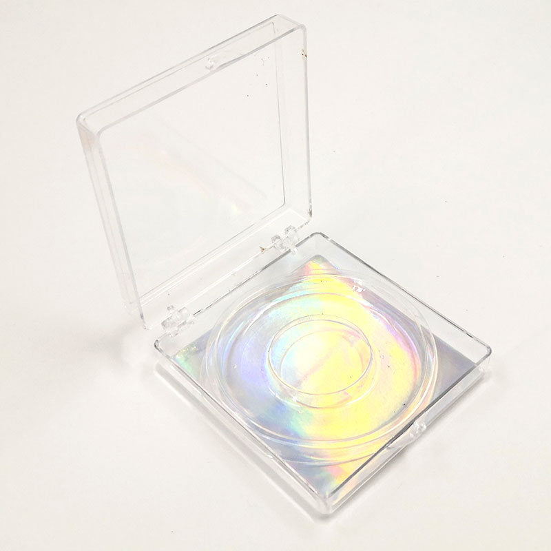 Clear Square Eyelash Box: False Eyelash Box, Square Plastic Packaging.