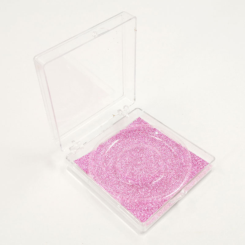 Clear Square Eyelash Box: False Eyelash Box, Square Plastic Packaging.