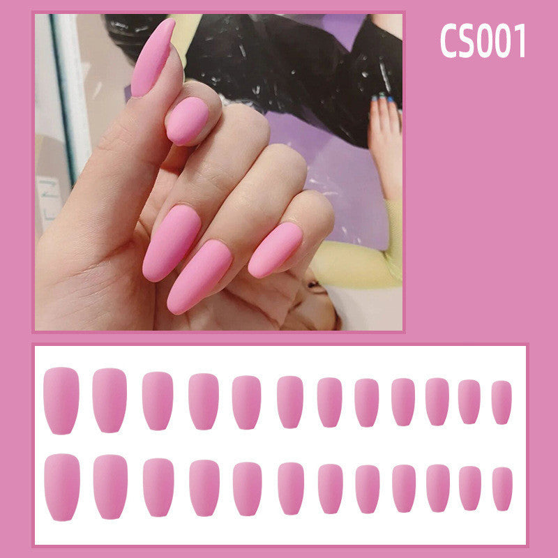 Autumn and winter frosted personality waterproof ballet nails