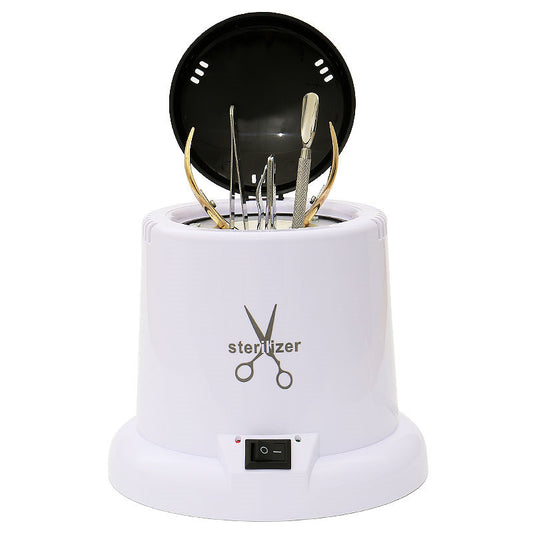 High Temperature Sterilizer for Nail Tools - Disinfection Cup for Scissors, Tweezers and Beauty Salon Instruments - Mini Sterilization Device for Manicure