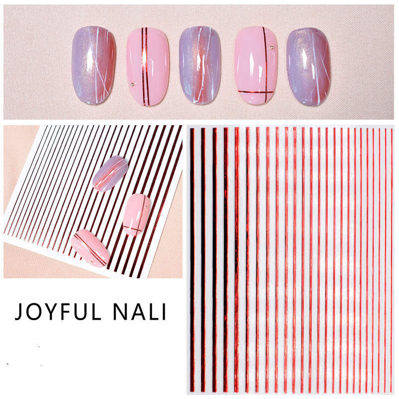 Stickers Ongles Arc-en-Ciel – Décorations Nail Art Fraise, Fleur et Œuf au Plat