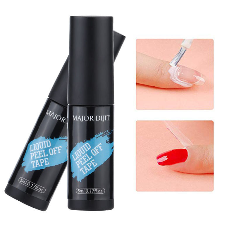 Anti-spill nail polish glue
