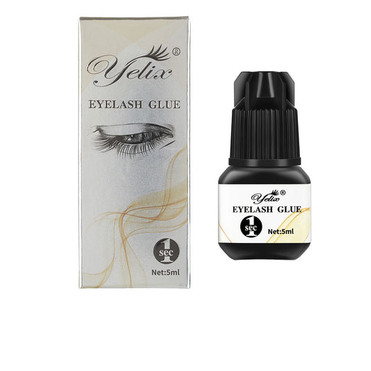 Yelix Glue – Colle Professionnelle pour Extensions de Cils, Séchage Ultra-Rapide

