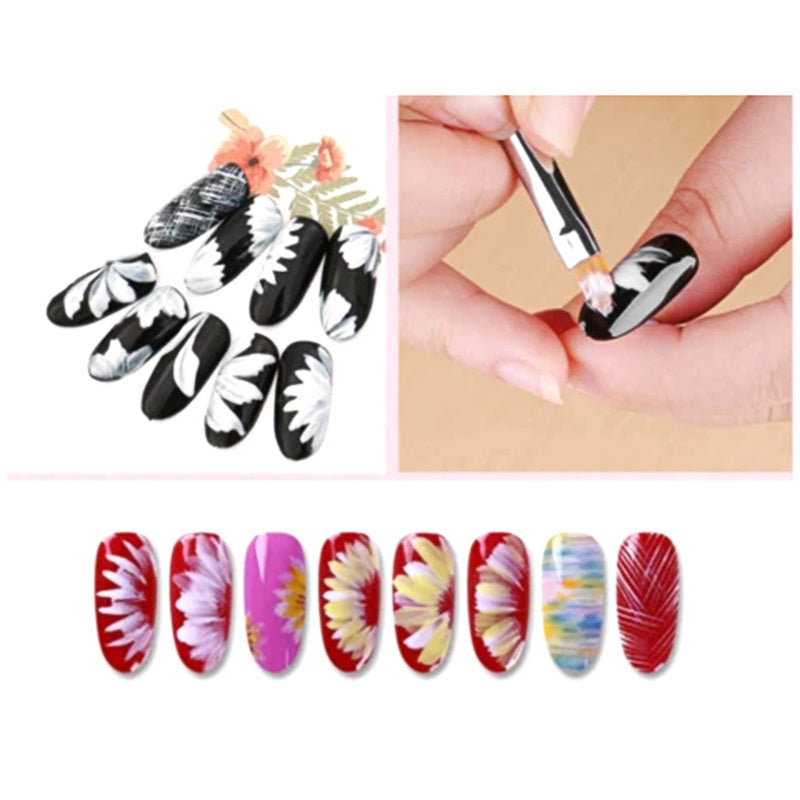 Set of 8 Nail Art Brushes – Precision and Creativity