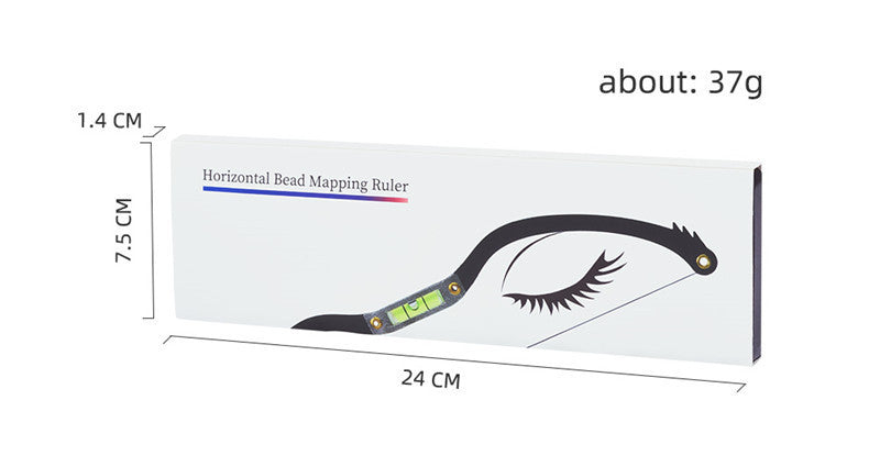 Tattoo horizontal bow ruler tattoo positioning ruler