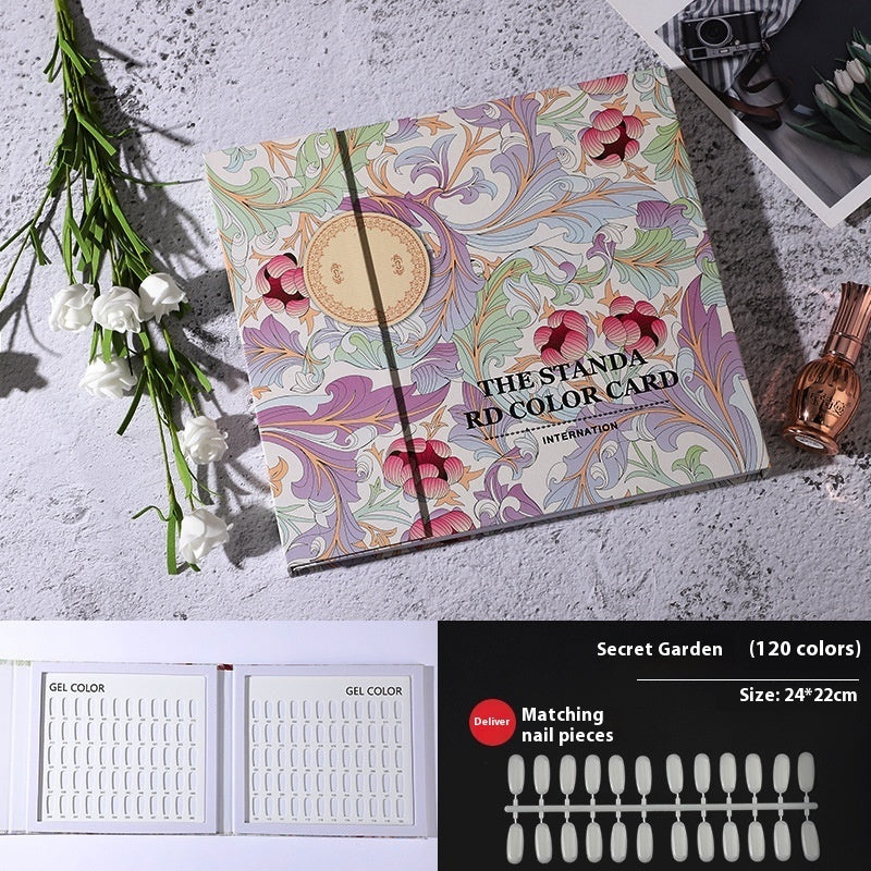 Tableau d'Exposition des Échantillons de Couleurs d'Ongles