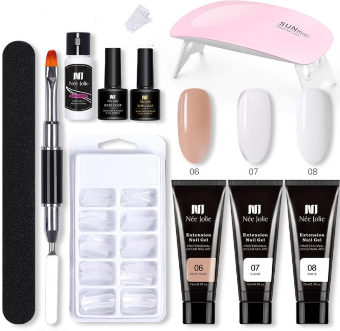 Solid Glue for Nail Extension - Crystal Set Long Model