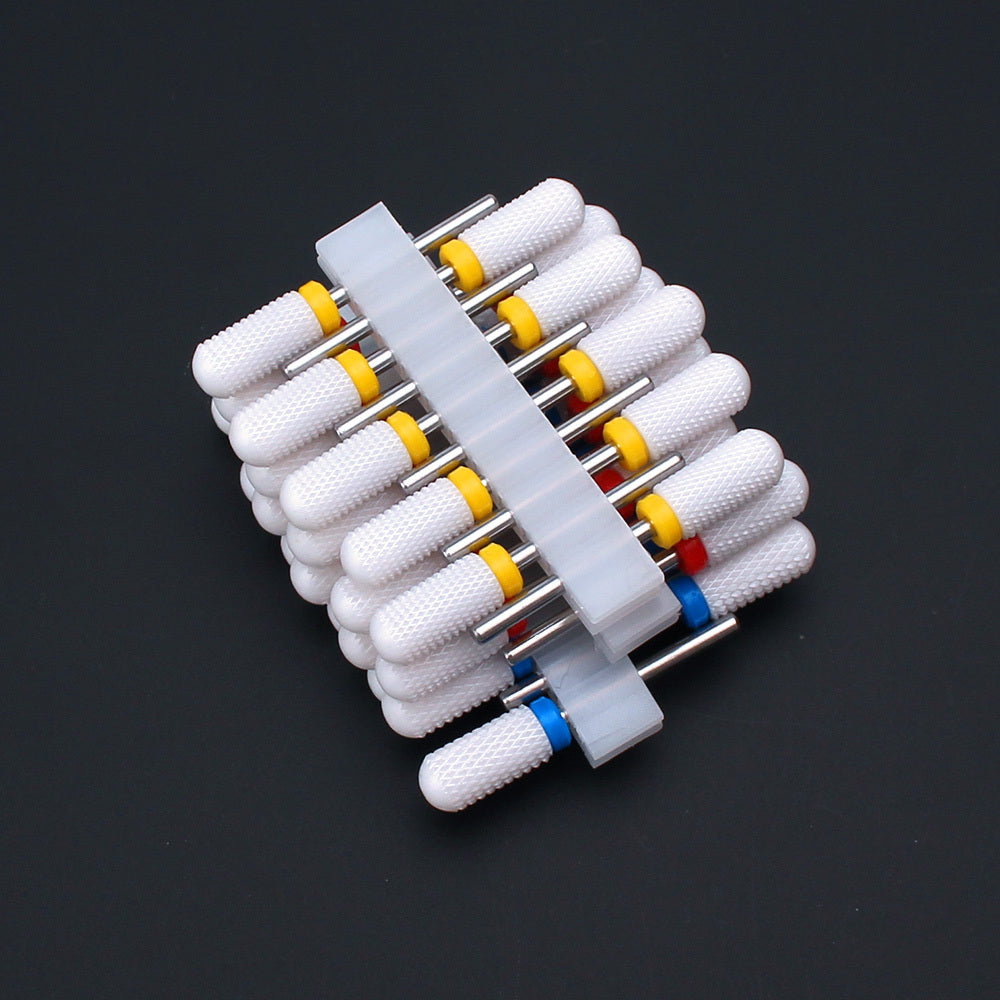 Embout en Céramique – Kit de 10 Embouts Exfoliants & Polissants pour Ongles