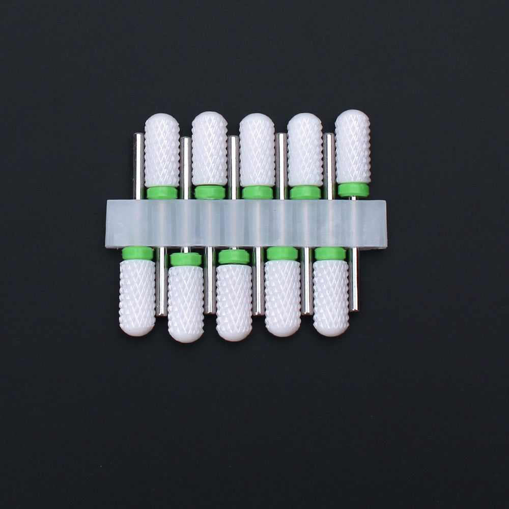 Embout en Céramique – Kit de 10 Embouts Exfoliants & Polissants pour Ongles