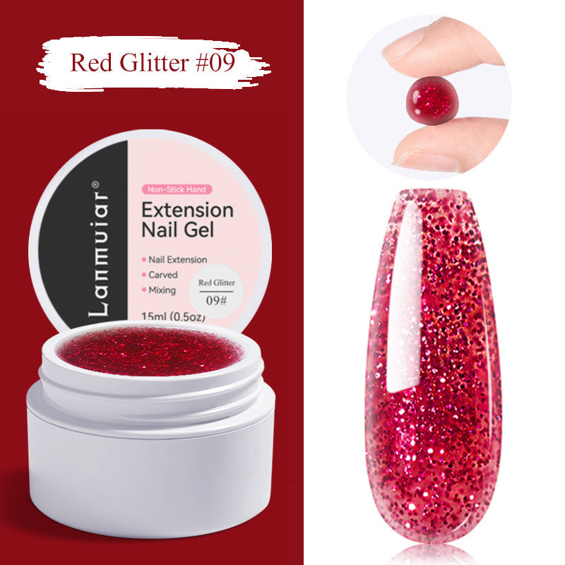 Gel Pâte UV 3D Non-Adhésif – Pour Fleurs et Nail Art