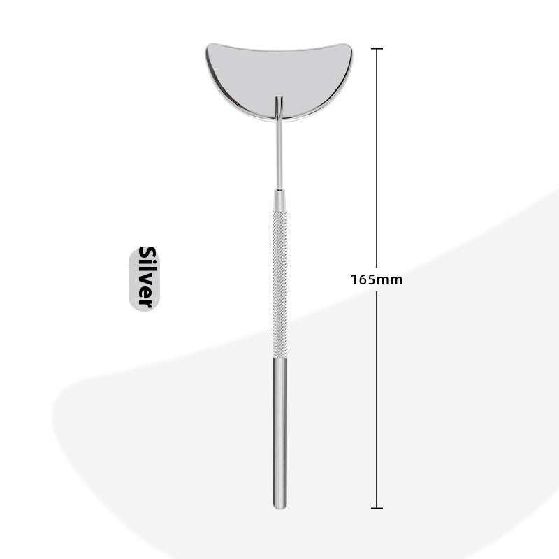 stainless steel eyelash grafting mirror