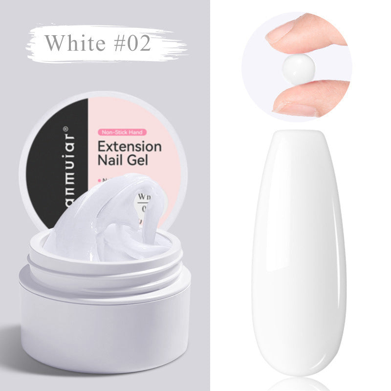 Gel Pâte UV 3D Non-Adhésif – Pour Fleurs et Nail Art