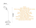 Lampe de Bureau LED Pliable avec Clip et Support pour Stylo – Rechargeable et Pratique