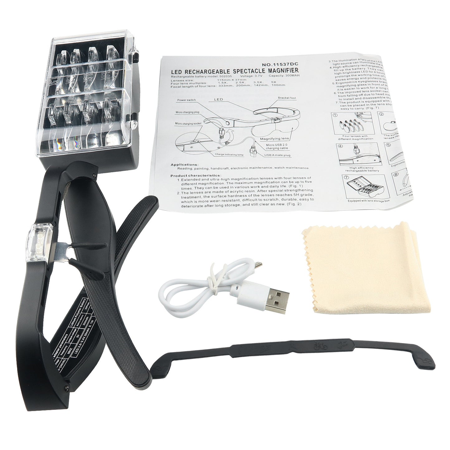 Precision Magnifying Glass for Repair and Beauty Work – Magnifying Glass for Fine Details