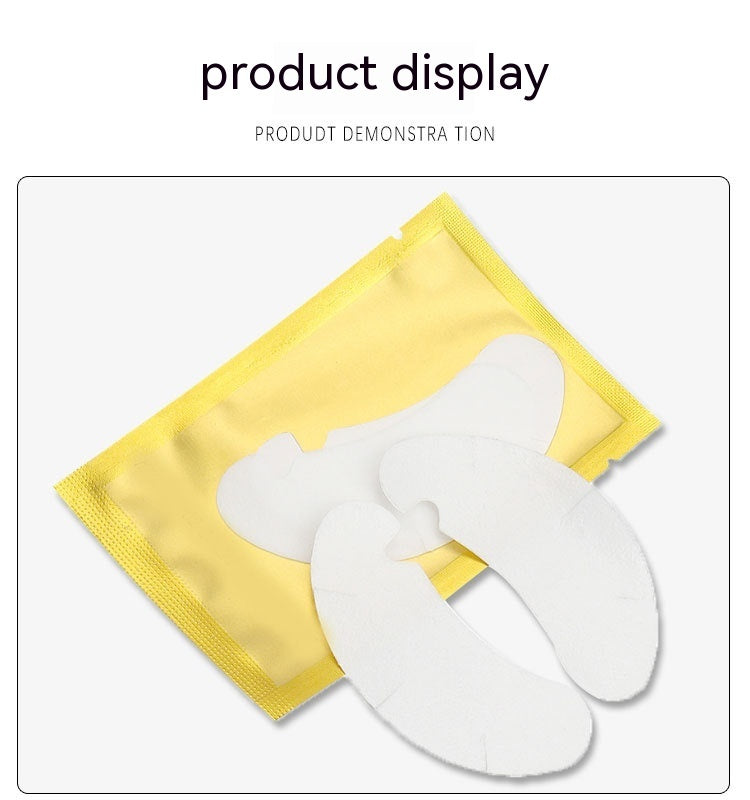 Hydrogel patch for eyelash implantation