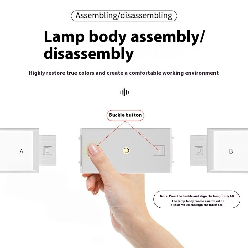 Lampe LED Manucure – Demi-Lune U, 3 Températures, Contrôle Tactile, Lampe à Ongles de Bureau