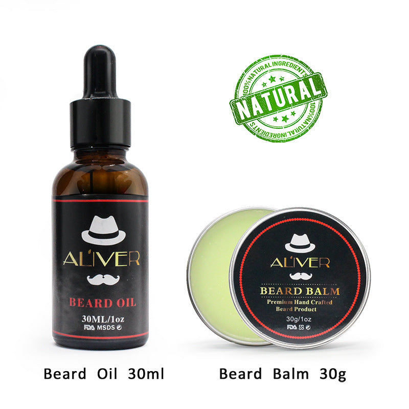 Beard shaving set,