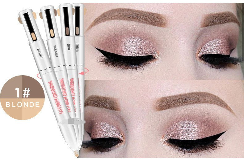 Crayon à sourcils boule quatre en un
