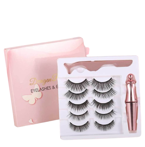 Cils magnétiques Cils de vison 5 paires d'aimants