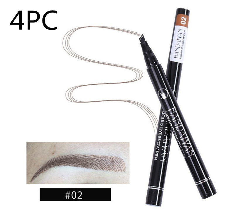 Waterproof Microblading Eyebrow Pencil with Forked Tip