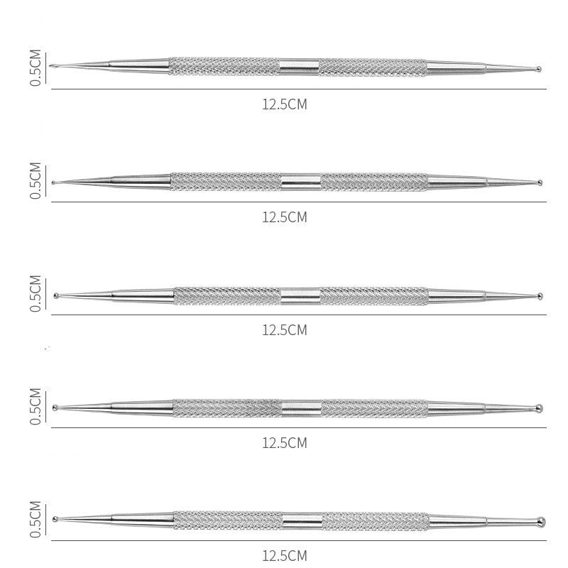 Stylo perceuse à double pointe pour nail art
