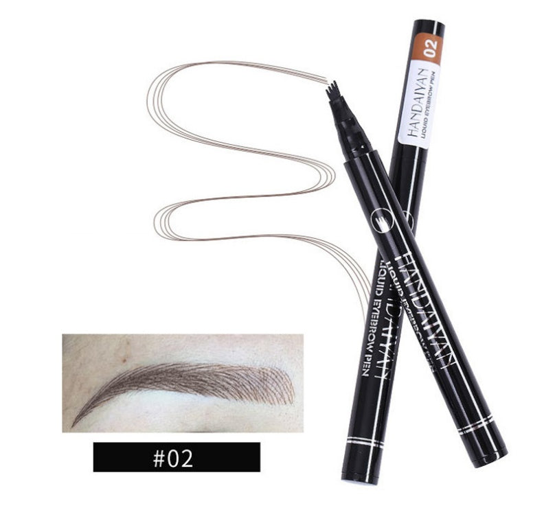 Waterproof Microblading Eyebrow Pencil with Forked Tip
