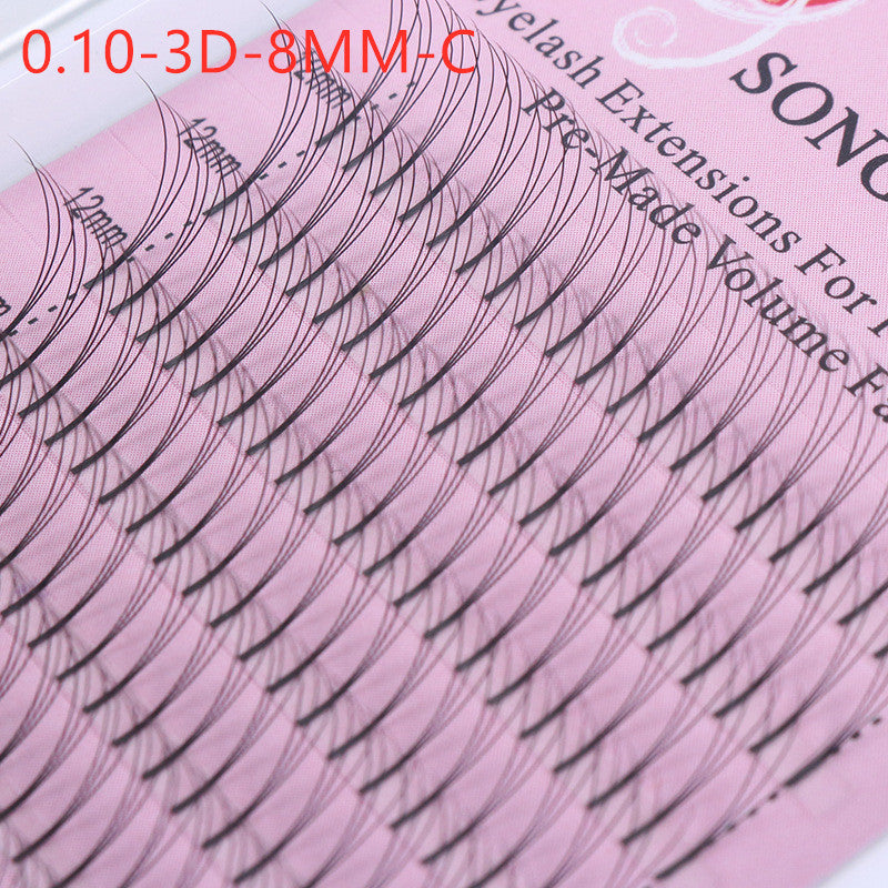 3D eyelash extensions