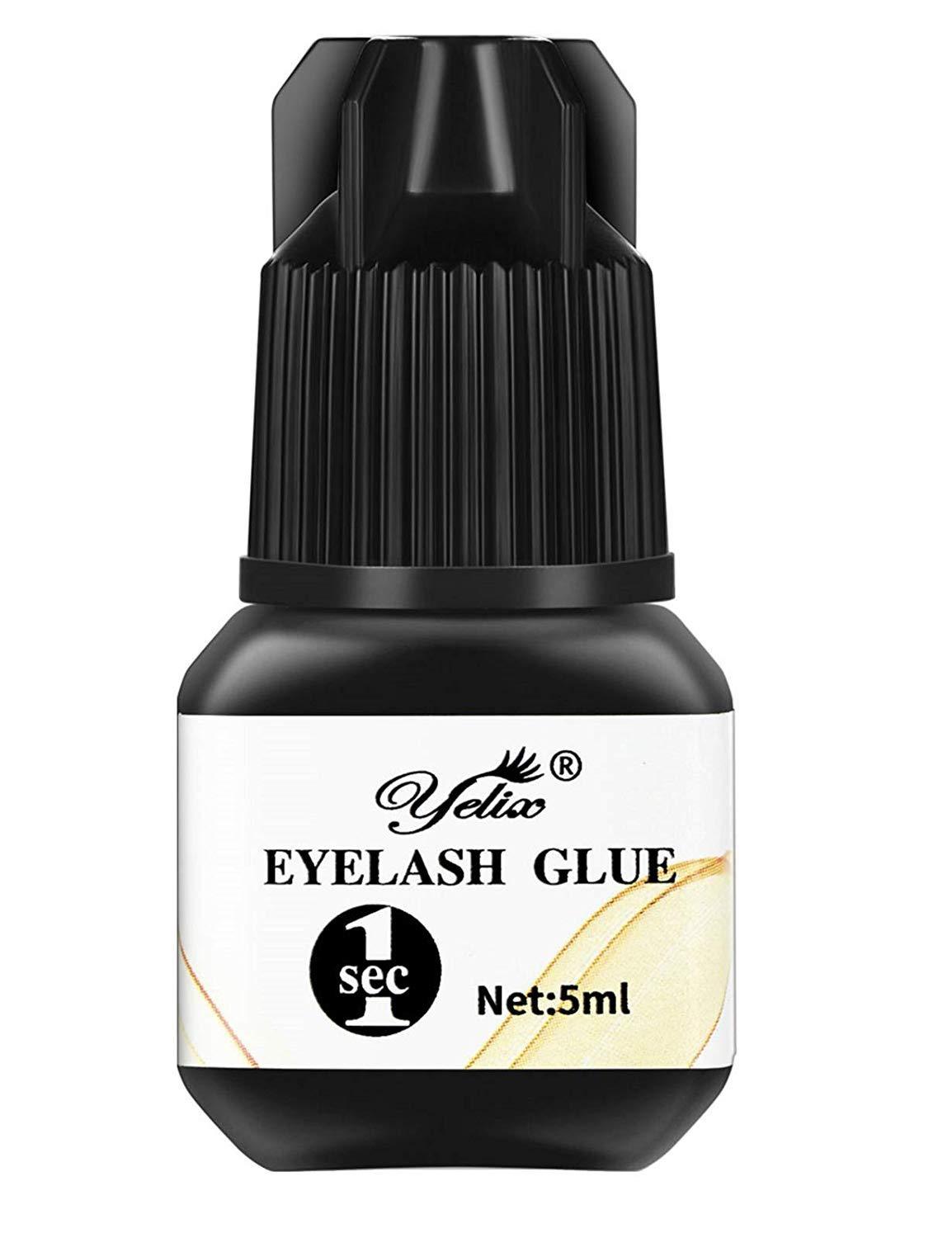 Yelix Glue – Colle Professionnelle pour Extensions de Cils, Séchage Ultra-Rapide

