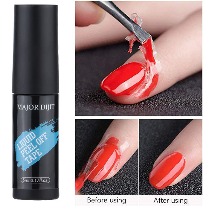 Anti-spill nail polish glue