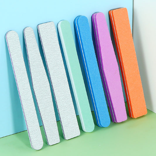 Buffing and polishing sponge nail polish tools