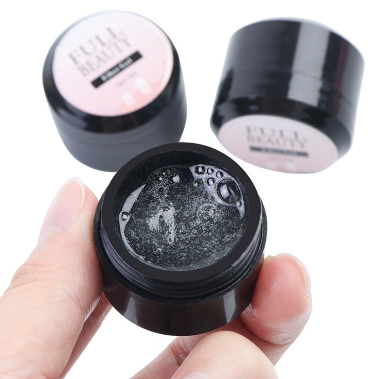 Colle Gel Fiberglass pour Ongles – Réparation des Ongles Cassés et Pose de Capsules Américaines, Tenue Longue Durée UV/LED