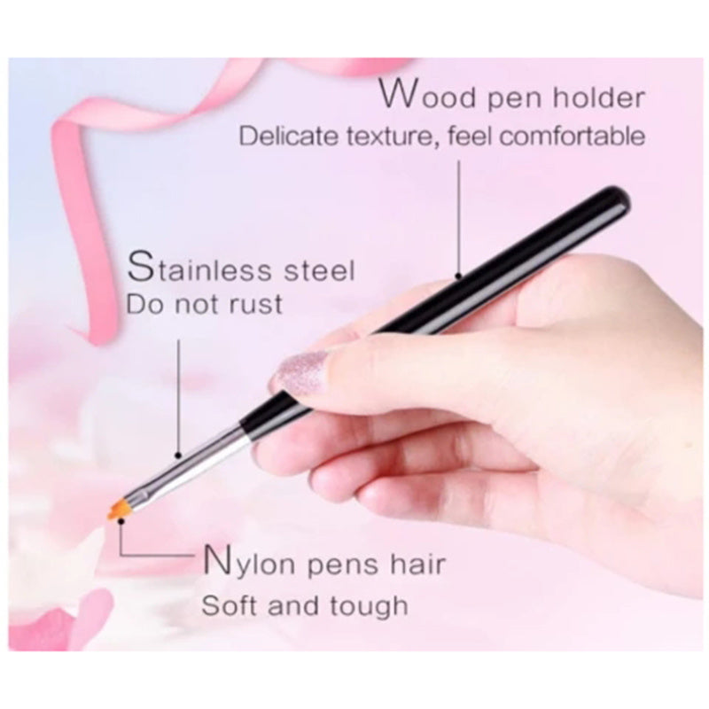 Set of 8 Nail Art Brushes – Precision and Creativity