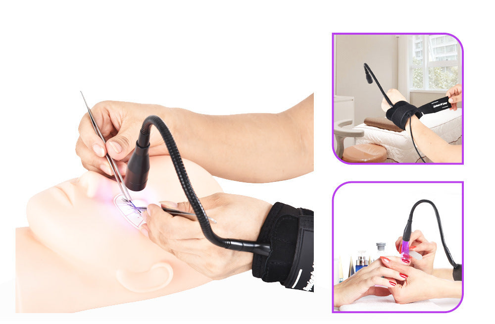 Lampe UV de Poignet - Lampe LED UV Pratique pour Séchage Rapide de Colle Extensions de Cils