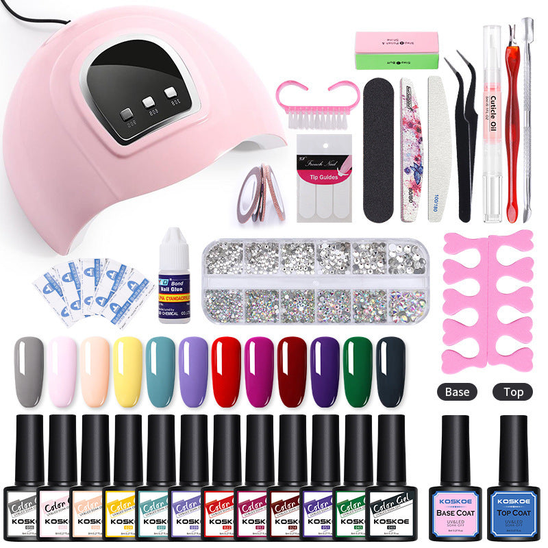 Colle Solide pour Extension d’Ongles - Ensemble Cristal Modèle Long