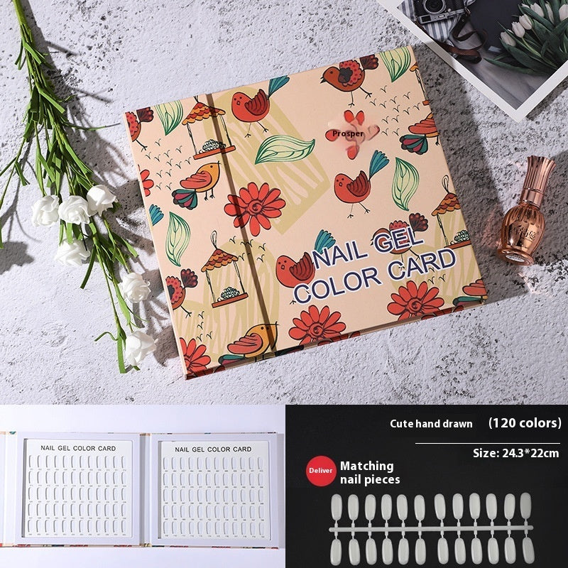 Tableau d'Exposition des Échantillons de Couleurs d'Ongles