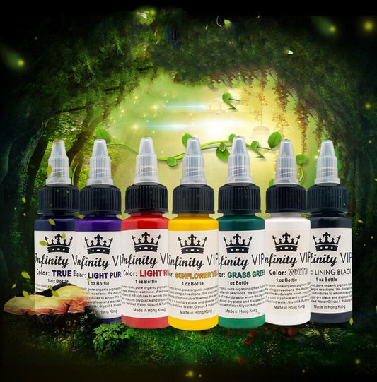 Semi-Permanent Tattoo Pigment Material Crown - Pure Plant Pigment