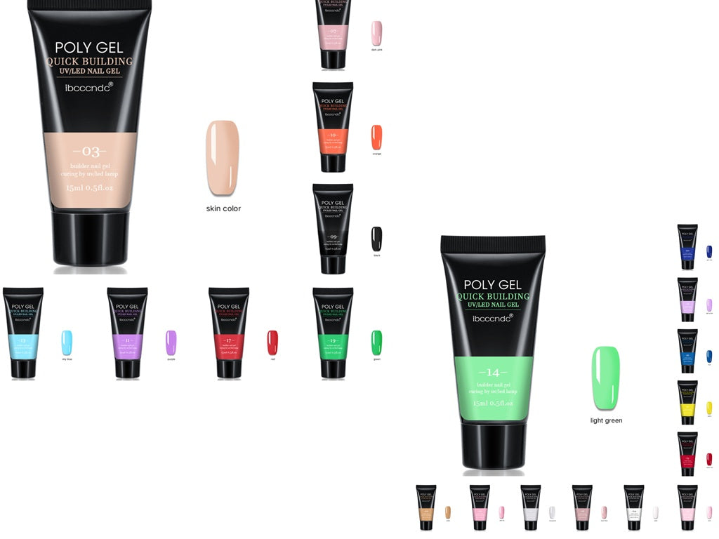 Polygel building gel for extension