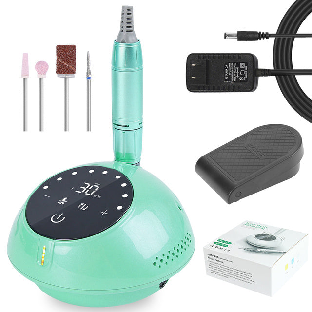 Ponceuse à Ongles 30,000 RPM – Machine Professionnelle avec Écran HD, Manucure & Pédicure