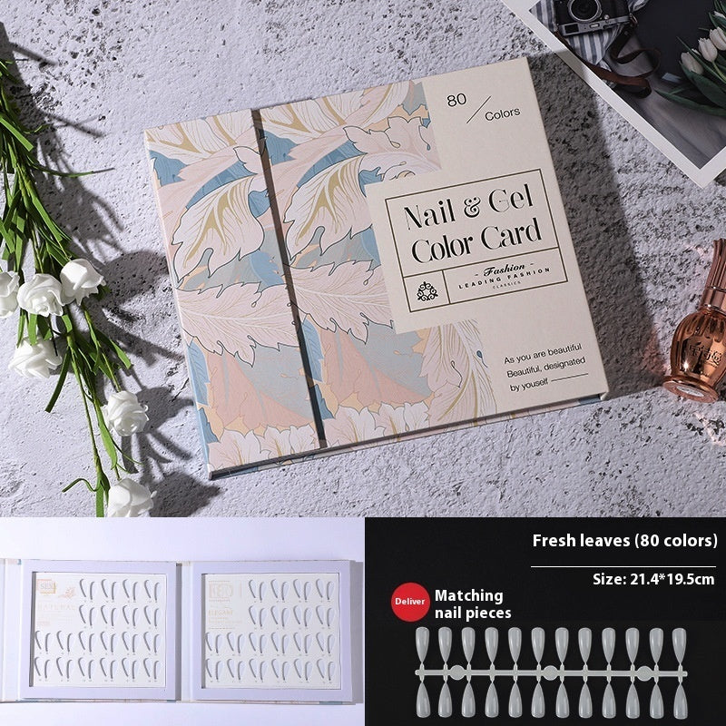 Tableau d'Exposition des Échantillons de Couleurs d'Ongles