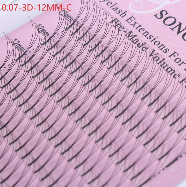 3D eyelash extensions