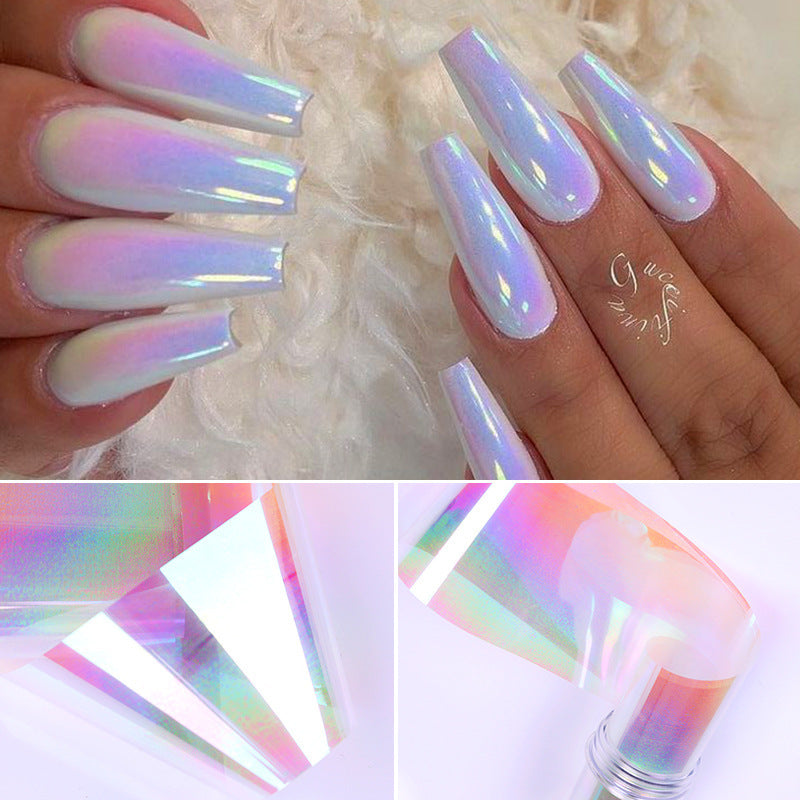 Marble series nail foils, stickers