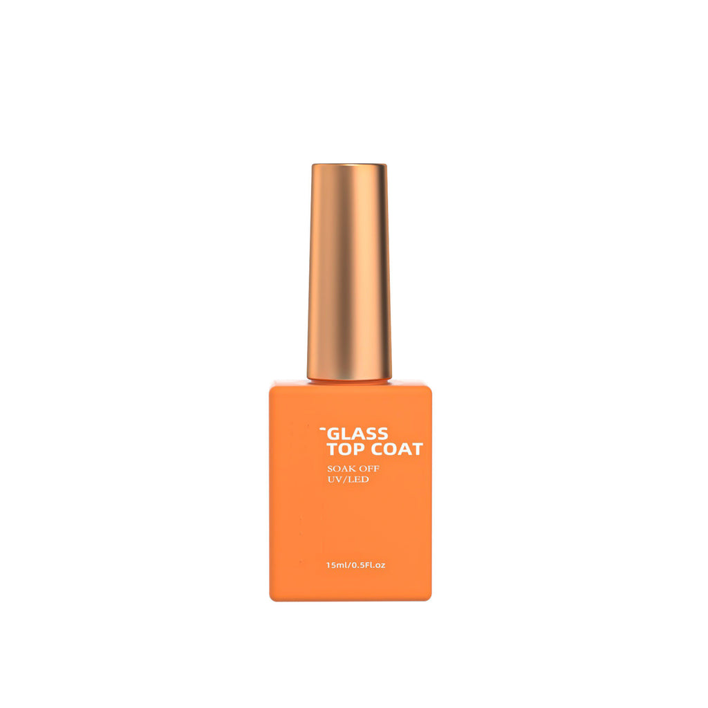 Ensemble de 10 Vernis à Ongles – Top Coat, Foil Coat & Photothérapie, Brillance et Longue Tenue