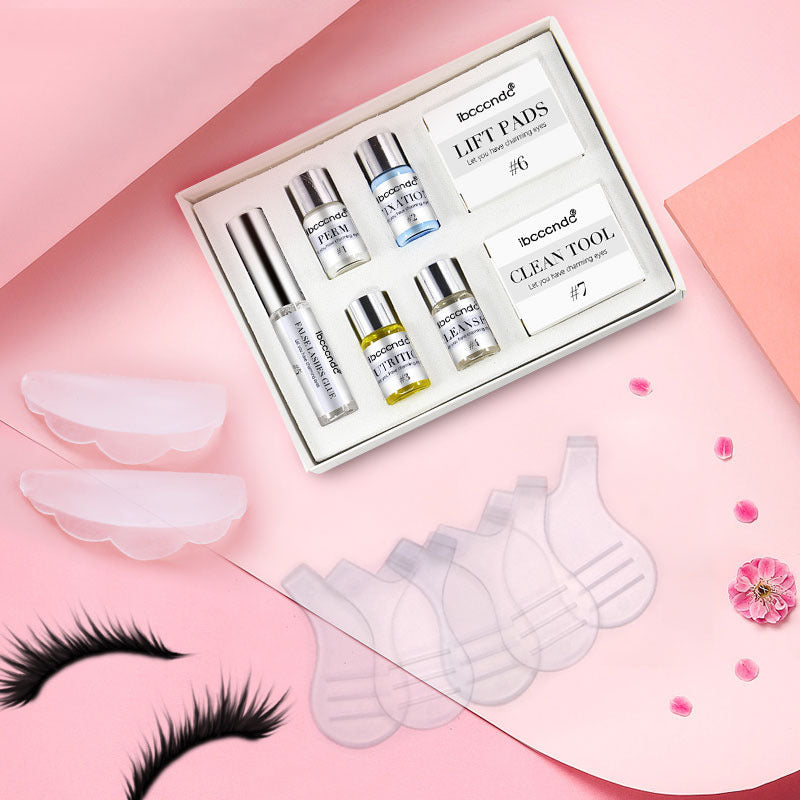 Kit Mascara Allongeant Cils - Sérum de Croissance, Colle Longue Durée, Liquide Beauté Coréenne pour Femmes