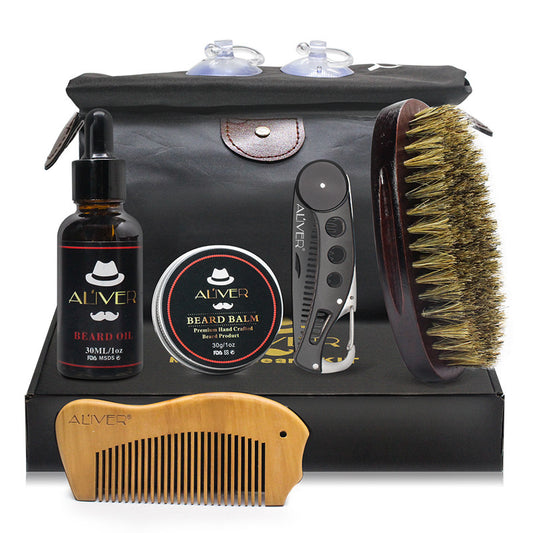 Beard shaving set,