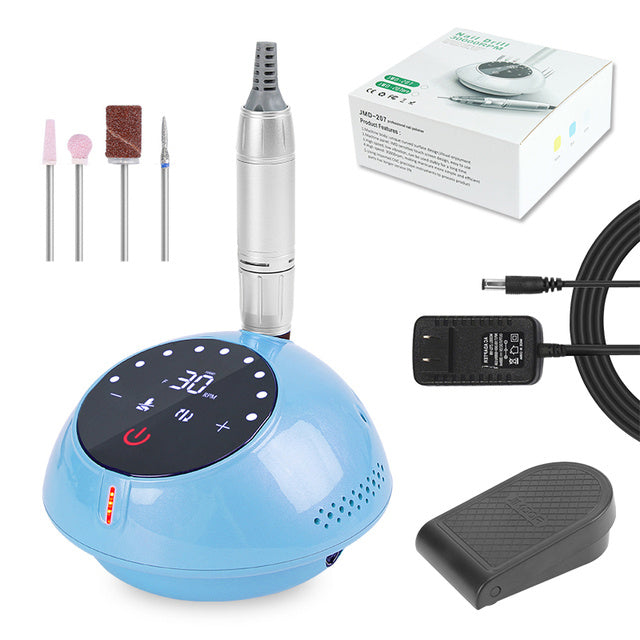 Ponceuse à Ongles 30,000 RPM – Machine Professionnelle avec Écran HD, Manucure & Pédicure