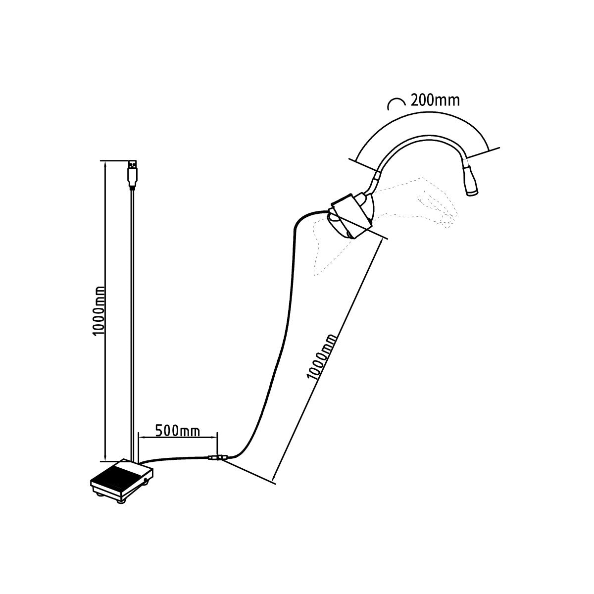 Lampe UV de Poignet - Lampe LED UV Pratique pour Séchage Rapide de Colle Extensions de Cils