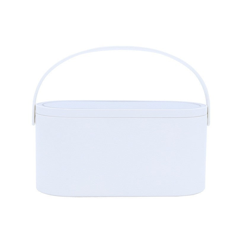 Boîte de rangement de lumière LED portable miroir de beauté et de maquillage