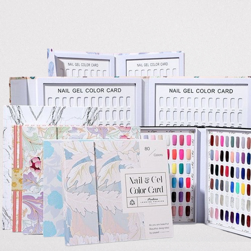 Tableau d'Exposition des Échantillons de Couleurs d'Ongles