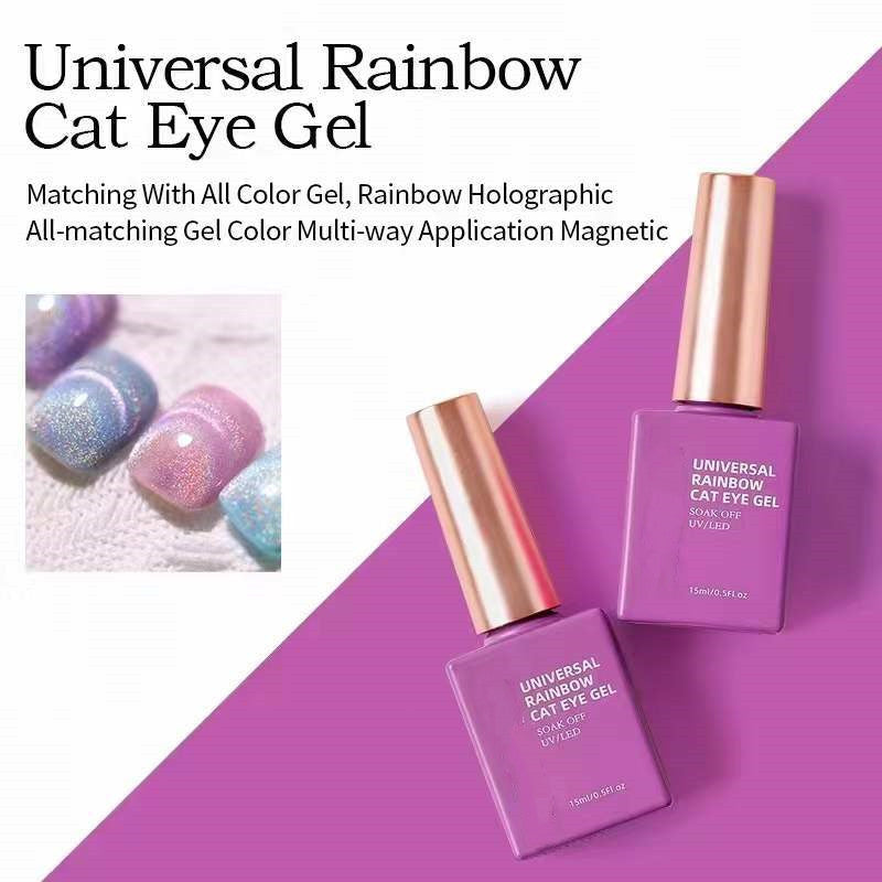 Set of 10 Nail Polishes – Top Coat, Foil Coat &amp; Phototherapy, Shiny and Long Lasting